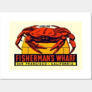 1960s Fishermans Wharf San Francisco Posters and Art